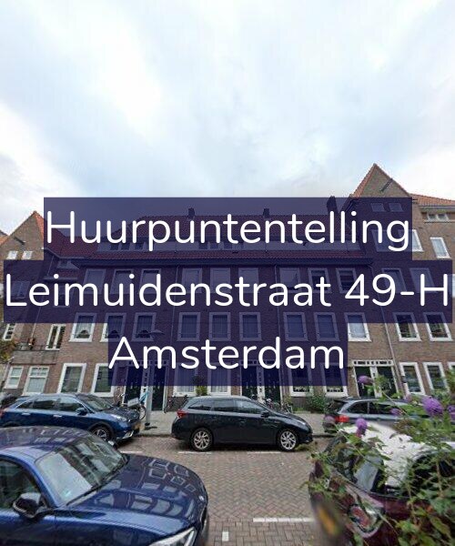 Foto gevel Huurpuntentelling voor Leimuidenstraat 49-H, Amsterdam