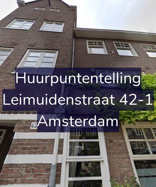 Foto gevel Huurpuntentelling voor Leimuidenstraat 42-1, Amsterdam