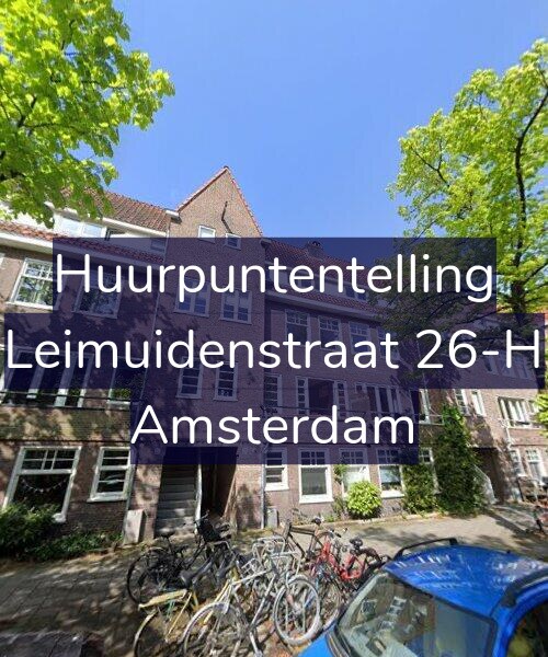 Foto gevel Huurpuntentelling voor Leimuidenstraat 26-H, Amsterdam