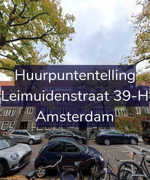 Foto gevel Huurpuntentelling voor Leimuidenstraat 39-H, Amsterdam