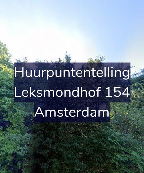 Foto gevel Huurpuntentelling voor Leksmondhof 154, Amsterdam