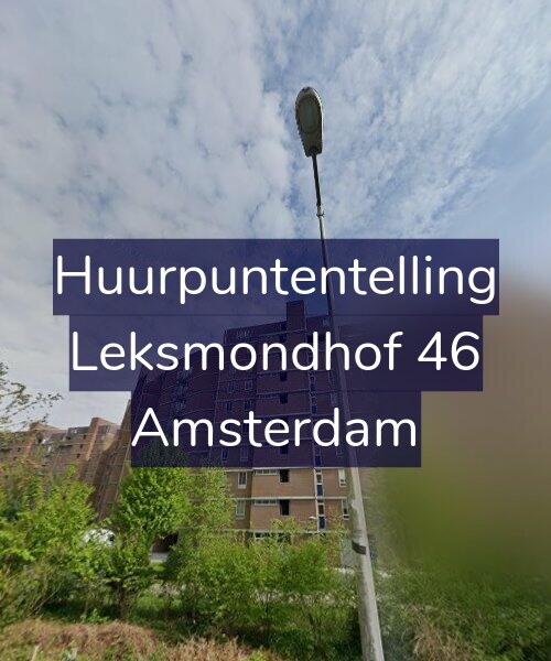 Foto gevel Huurpuntentelling voor Leksmondhof 46, Amsterdam