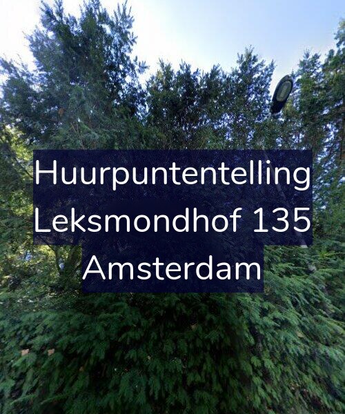 Foto gevel Huurpuntentelling voor Leksmondhof 135, Amsterdam