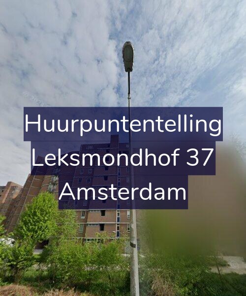 Foto gevel Huurpuntentelling voor Leksmondhof 37, Amsterdam