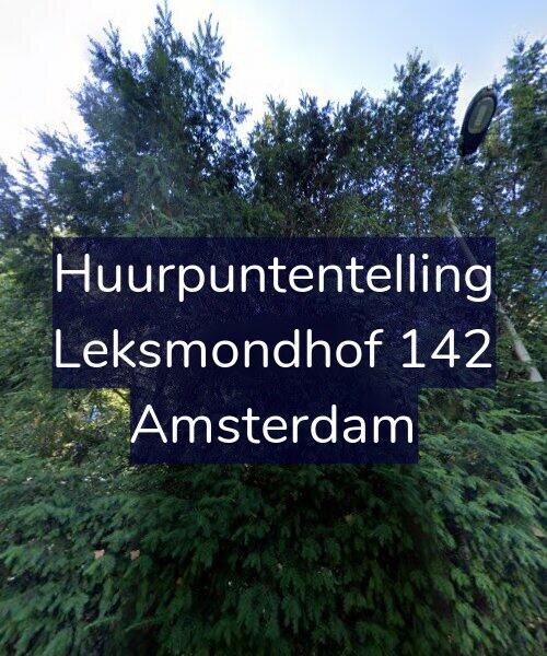 Foto gevel Huurpuntentelling voor Leksmondhof 142, Amsterdam