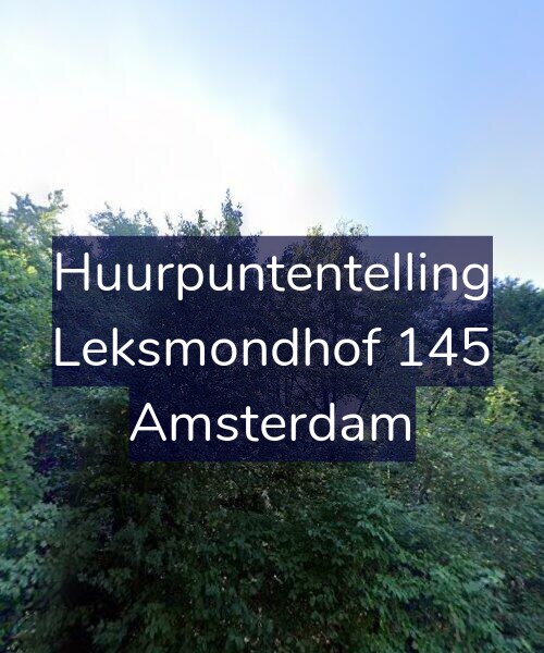 Foto gevel Huurpuntentelling voor Leksmondhof 145, Amsterdam
