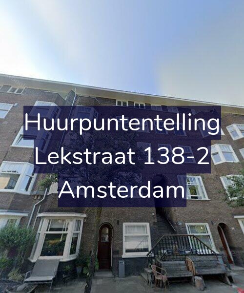 Foto gevel Huurpuntentelling voor Lekstraat 138-2, Amsterdam