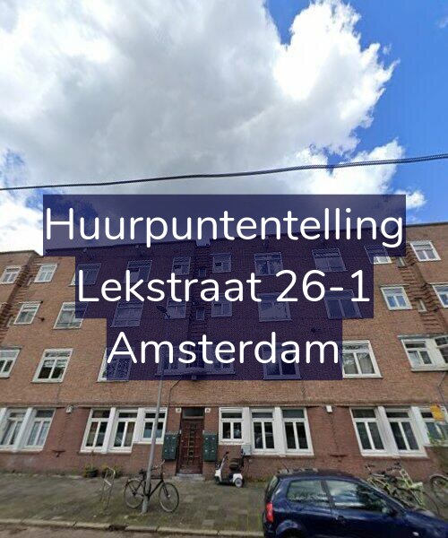 Foto gevel Huurpuntentelling voor Lekstraat 26-1, Amsterdam