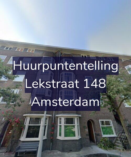 Foto gevel Huurpuntentelling voor Lekstraat 148, Amsterdam