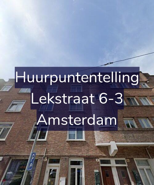 Foto gevel Huurpuntentelling voor Lekstraat 6-3, Amsterdam