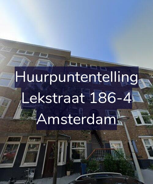 Foto gevel Huurpuntentelling voor Lekstraat 186-4, Amsterdam