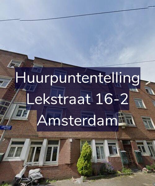 Foto gevel Huurpuntentelling voor Lekstraat 16-2, Amsterdam