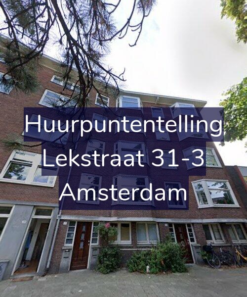 Foto gevel Huurpuntentelling voor Lekstraat 31-3, Amsterdam