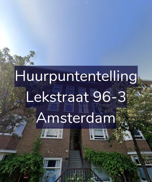 Foto gevel Huurpuntentelling voor Lekstraat 96-3, Amsterdam