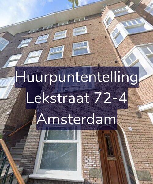 Foto gevel Huurpuntentelling voor Lekstraat 72-4, Amsterdam