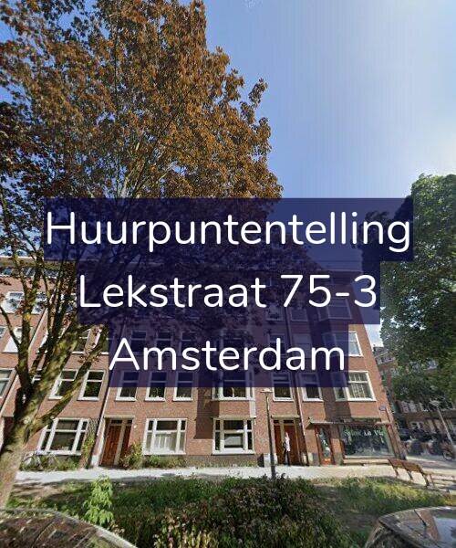 Foto gevel Huurpuntentelling voor Lekstraat 75-3, Amsterdam