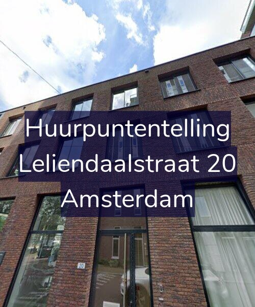 Foto gevel Huurpuntentelling voor Leliendaalstraat 20, Amsterdam