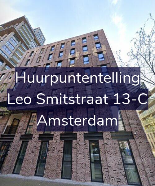 Foto gevel Huurpuntentelling voor Leo Smitstraat 13-C, Amsterdam