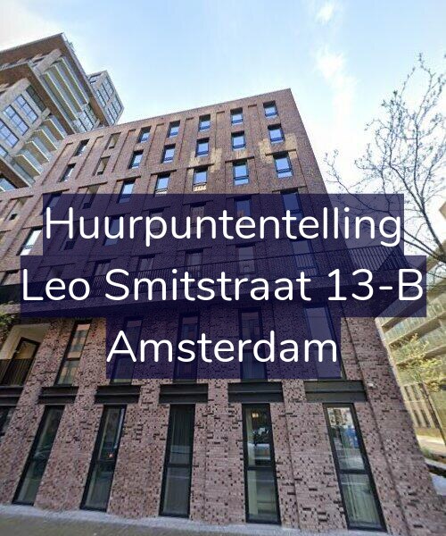 Foto gevel Huurpuntentelling voor Leo Smitstraat 13-B, Amsterdam