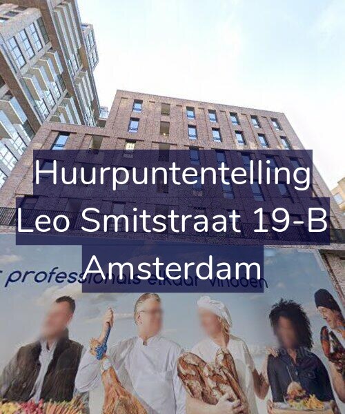 Foto gevel Huurpuntentelling voor Leo Smitstraat 19-B, Amsterdam
