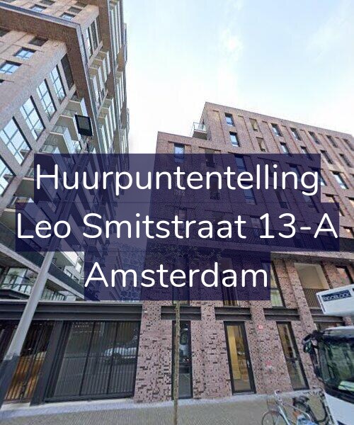 Foto gevel Huurpuntentelling voor Leo Smitstraat 13-A, Amsterdam