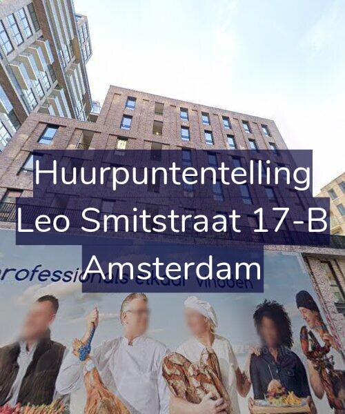 Foto gevel Huurpuntentelling voor Leo Smitstraat 17-B, Amsterdam
