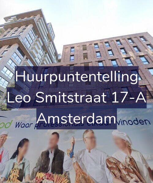 Foto gevel Huurpuntentelling voor Leo Smitstraat 17-A, Amsterdam