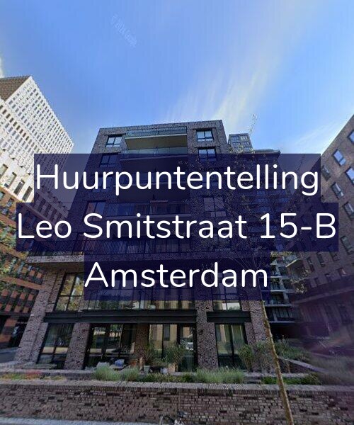 Foto gevel Huurpuntentelling voor Leo Smitstraat 15-B, Amsterdam