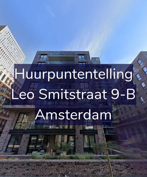 Foto gevel Huurpuntentelling voor Leo Smitstraat 9-B, Amsterdam