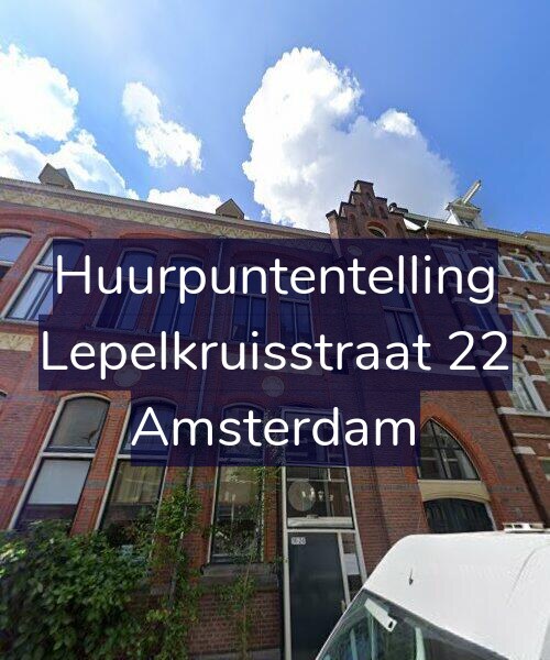 Foto gevel Huurpuntentelling voor Lepelkruisstraat 22, Amsterdam