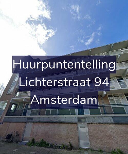 Foto gevel Huurpuntentelling voor Lichterstraat 94, Amsterdam