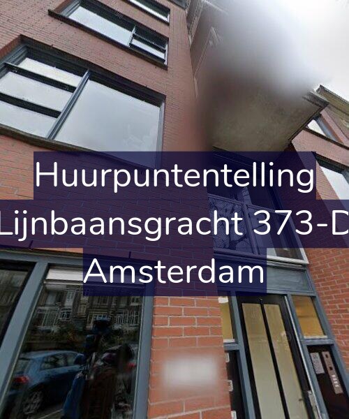 Foto gevel Huurpuntentelling voor Lijnbaansgracht 373-D, Amsterdam