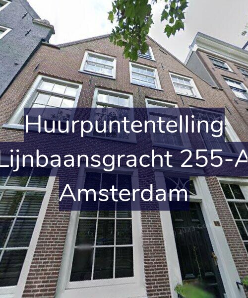 Foto gevel Huurpuntentelling voor Lijnbaansgracht 255-A, Amsterdam