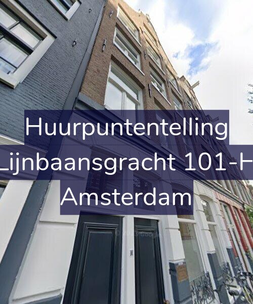 Foto gevel Huurpuntentelling voor Lijnbaansgracht 101-H, Amsterdam