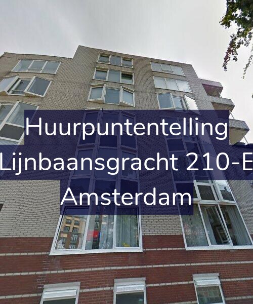 Foto gevel Huurpuntentelling voor Lijnbaansgracht 210-E, Amsterdam