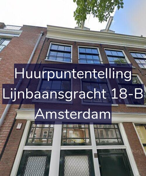 Foto gevel Huurpuntentelling voor Lijnbaansgracht 18-B, Amsterdam