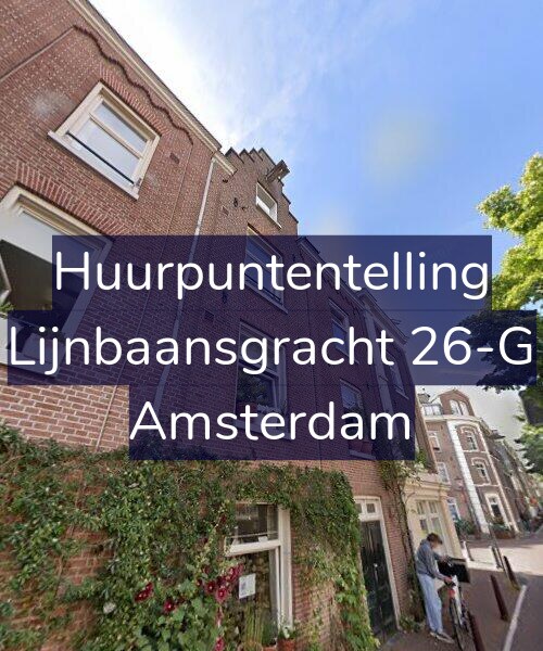 Foto gevel Huurpuntentelling voor Lijnbaansgracht 26-G, Amsterdam
