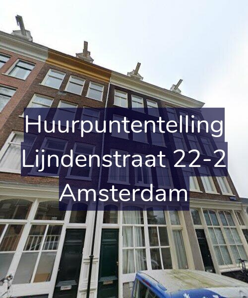 Foto gevel Huurpuntentelling voor Lijndenstraat 22-2, Amsterdam
