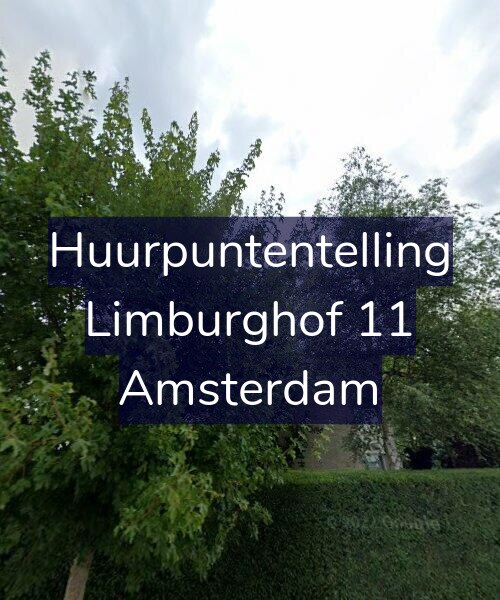 Foto gevel Huurpuntentelling voor Limburghof 11, Amsterdam
