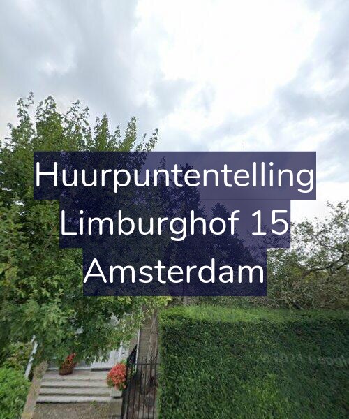Foto gevel Huurpuntentelling voor Limburghof 15, Amsterdam