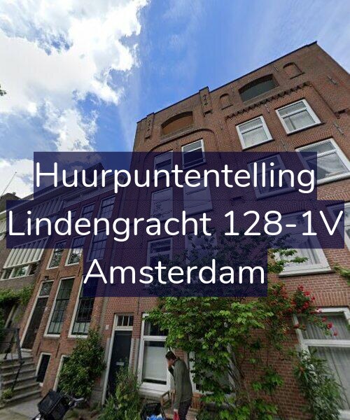 Foto gevel Huurpuntentelling voor Lindengracht 128-1V, Amsterdam