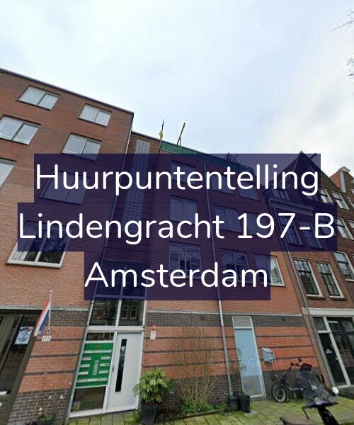 Foto gevel Huurpuntentelling voor Lindengracht 197-B, Amsterdam