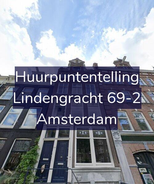 Foto gevel Huurpuntentelling voor Lindengracht 69-2, Amsterdam