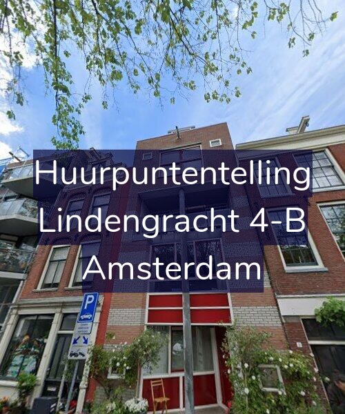 Foto gevel Huurpuntentelling voor Lindengracht 4-B, Amsterdam