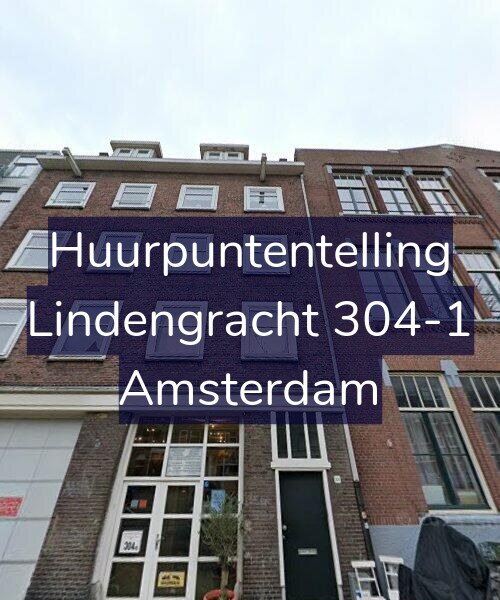 Foto gevel Huurpuntentelling voor Lindengracht 304-1, Amsterdam