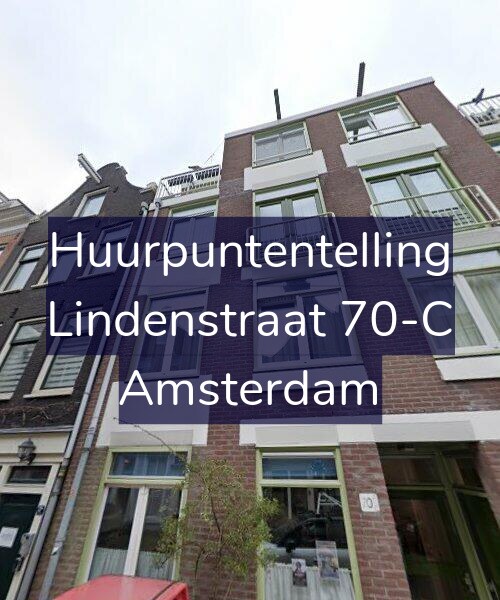 Foto gevel Huurpuntentelling voor Lindenstraat 70-C, Amsterdam