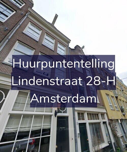 Foto gevel Huurpuntentelling voor Lindenstraat 28-H, Amsterdam