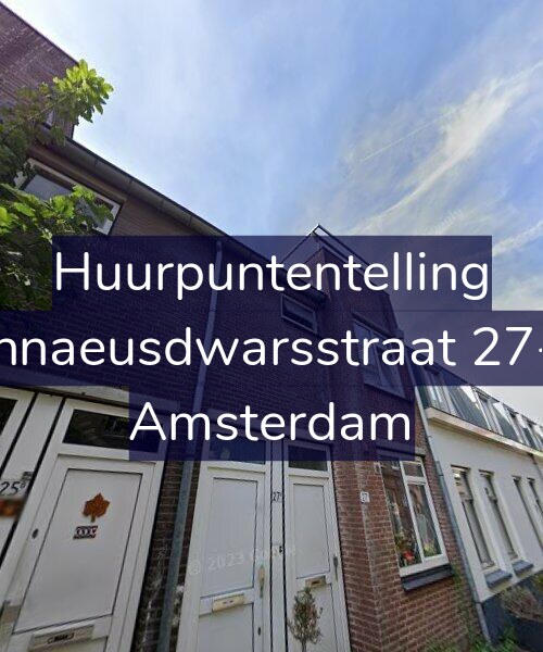 Foto gevel Huurpuntentelling voor Linnaeusdwarsstraat 27-A, Amsterdam