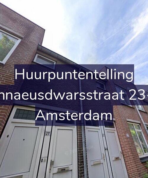Foto gevel Huurpuntentelling voor Linnaeusdwarsstraat 23-A, Amsterdam