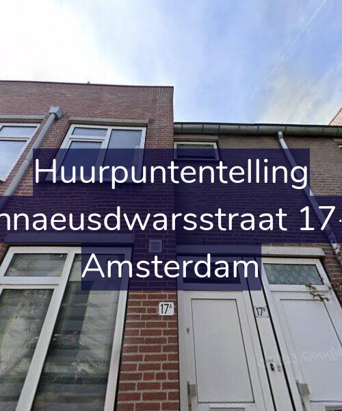 Foto gevel Huurpuntentelling voor Linnaeusdwarsstraat 17-A, Amsterdam